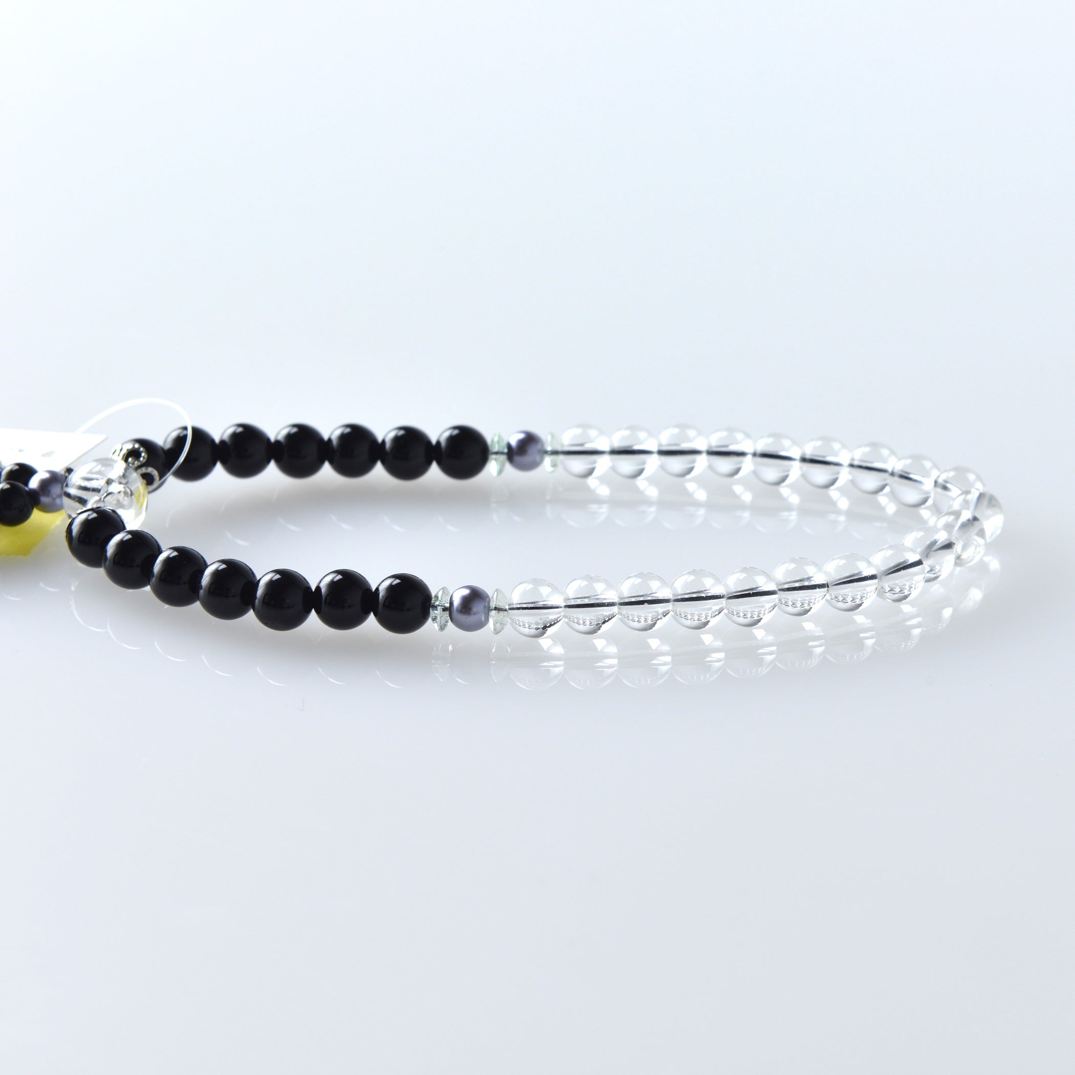 華すずか 黒曜石 本水晶 薄墨色（うすずみいろ）