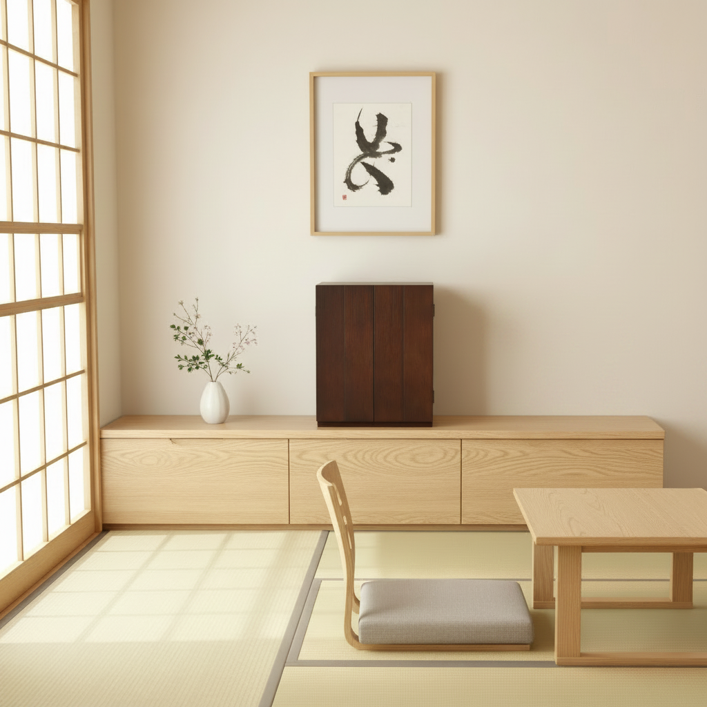 おぶつだん 『つぼみ』 ブラウン