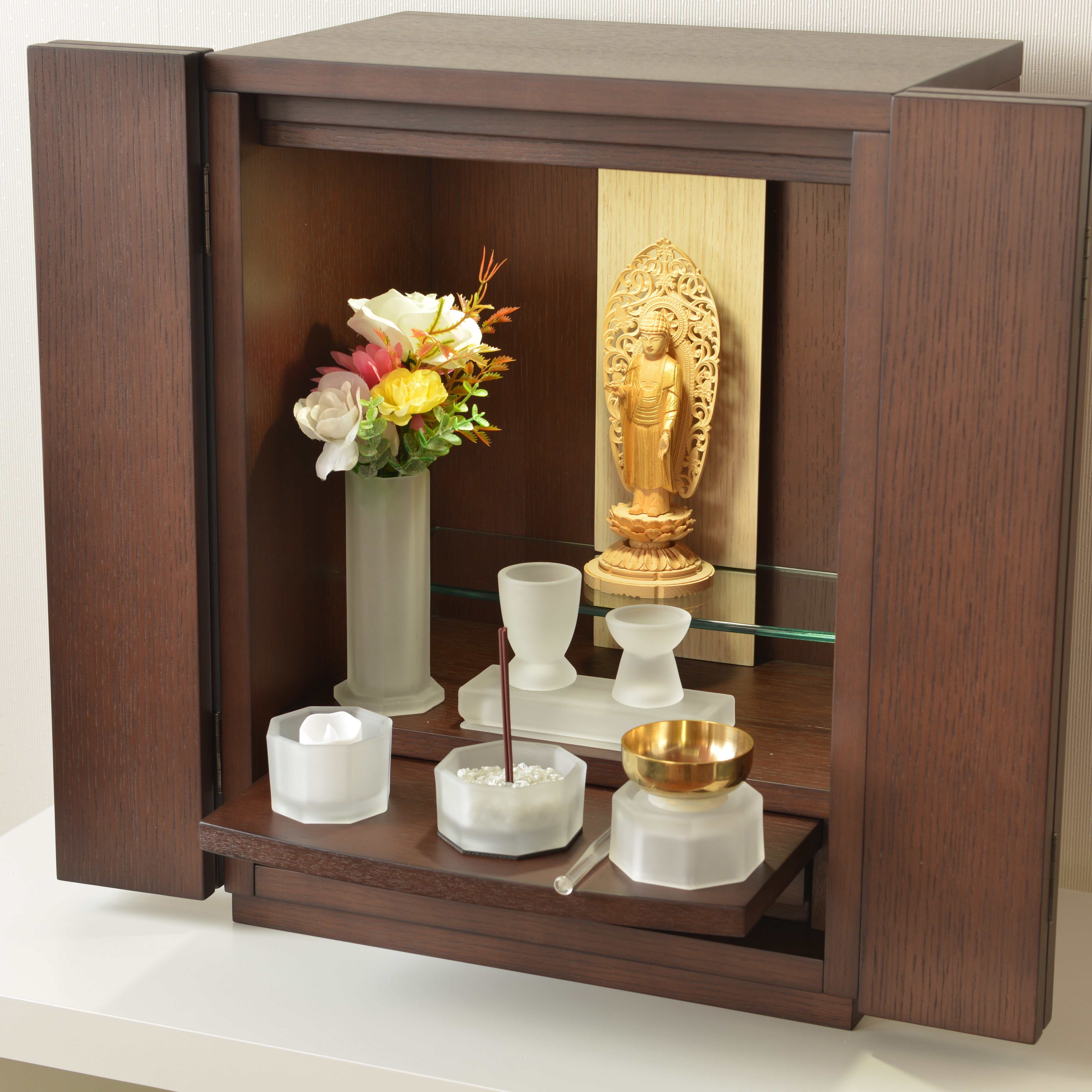 おぶつだん 『つぼみ』 ブラウン