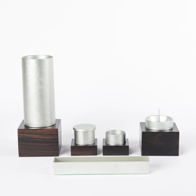 仏具セット さざ波 シルバー