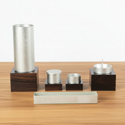 仏具セット さざ波 シルバー