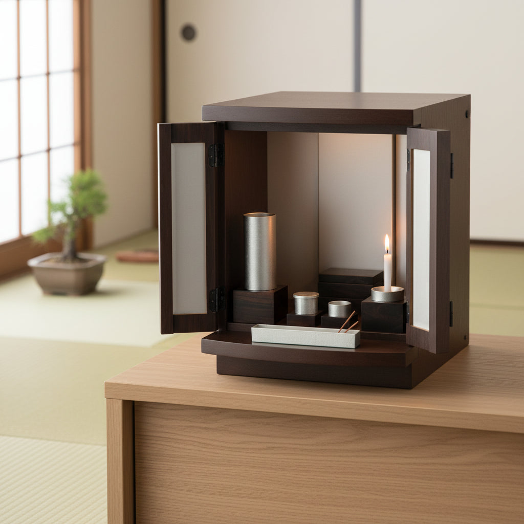 仏具セット さざ波 シルバー