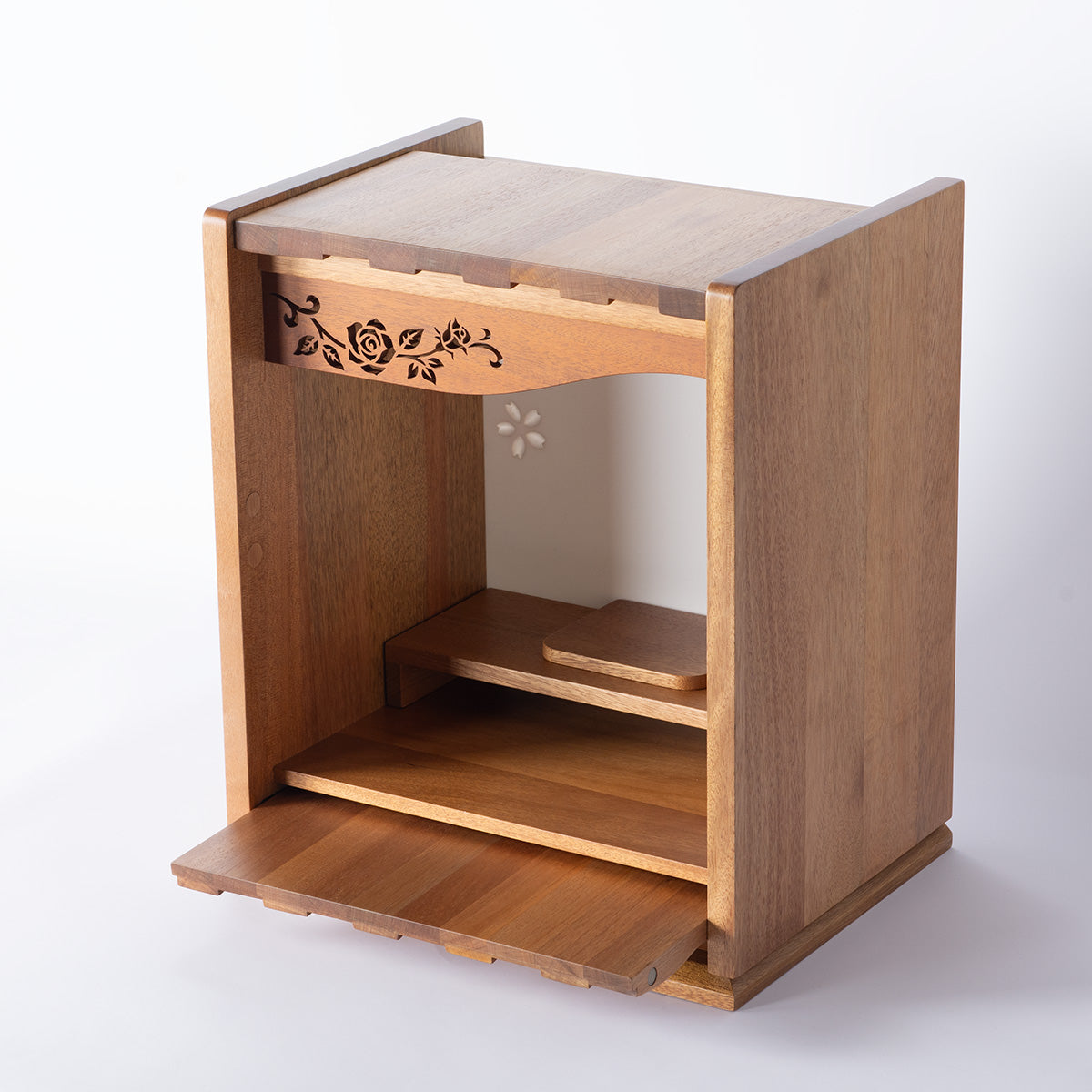 モダンミニ仏壇『あやのね』コンパクトな家具調 | お仏壇 Te to Te