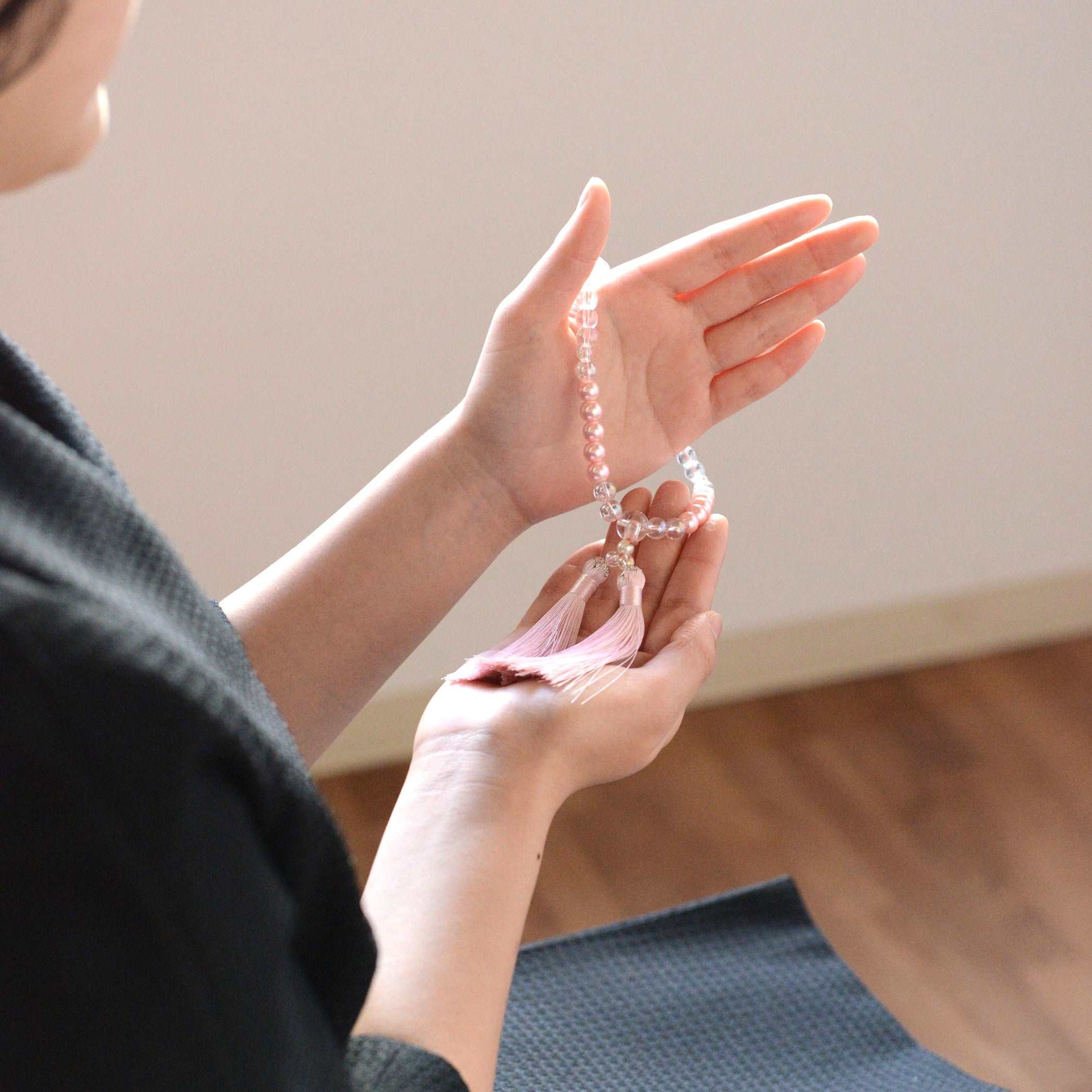 紗つむぎ オーロラクリスタル 桜色