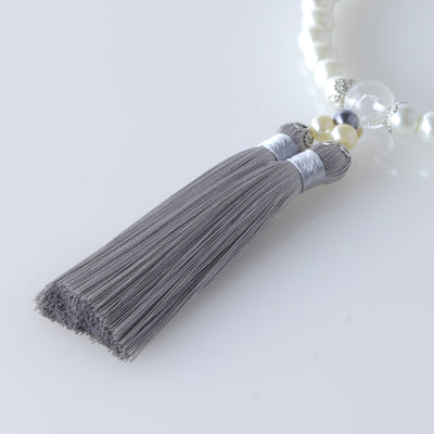 華すずか ホワイト貝パール 薄墨色（うすずみいろ）