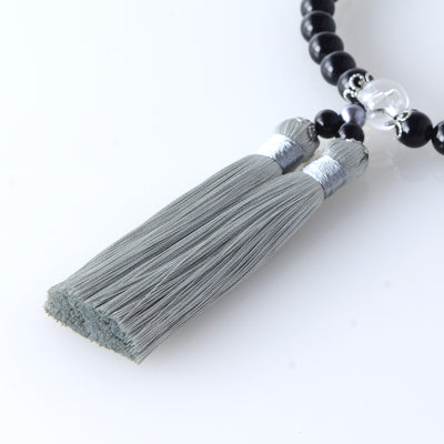 華すずか 黒曜石 本水晶 薄墨色（うすずみいろ）