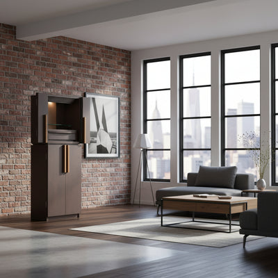 おぶつだん 『かなで』台付 ブラウン