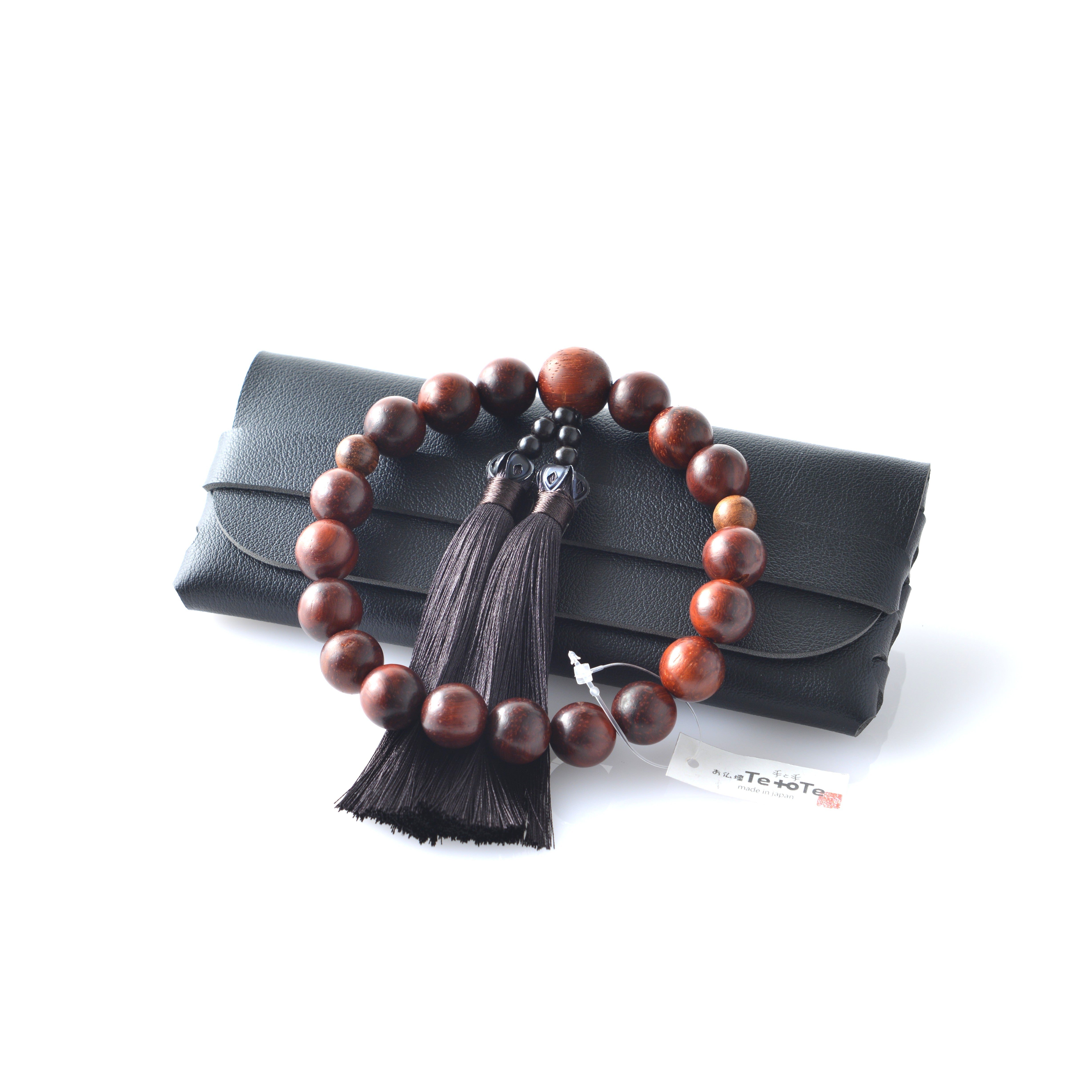 紫檀 男性用 数珠ケース付