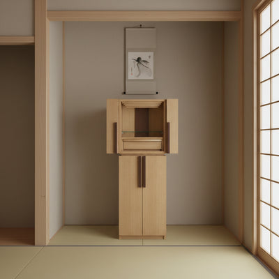 おぶつだん 『かなで』台付 ナチュラル