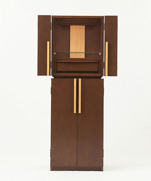 おぶつだん 『かなで』台付 ブラウン