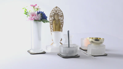 【浄土真宗用】仏具セット　おとは　角香炉セット